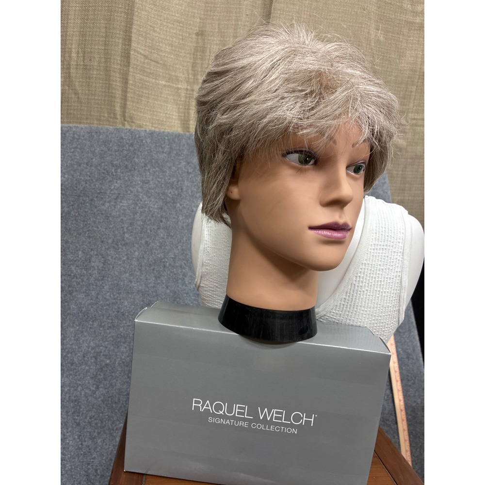 Raquel Welch Signature Collect Grey Pixie Synthetic Wig Salt & Pepper Short NWT